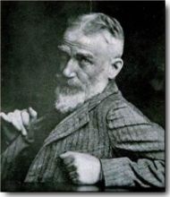 Pic: "George Bernard Shaw" - (From the cover of <em>Time,</em> Dec. 24, 1923) - Size: 10k