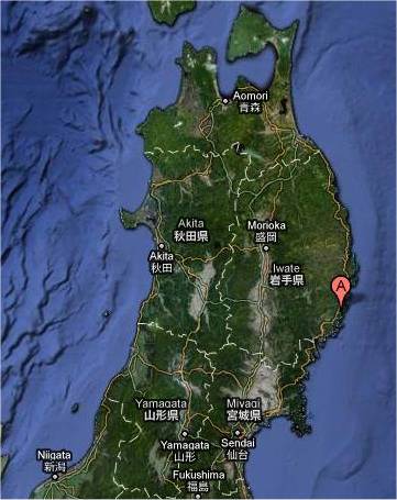 Pic: "Tohoku district" - Google map - Size: 33k