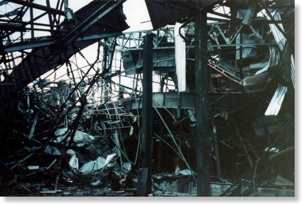 Paint Plant at Zastava Factory in Kragujevac, Serbia 1999 - © Gregory Elich 2002